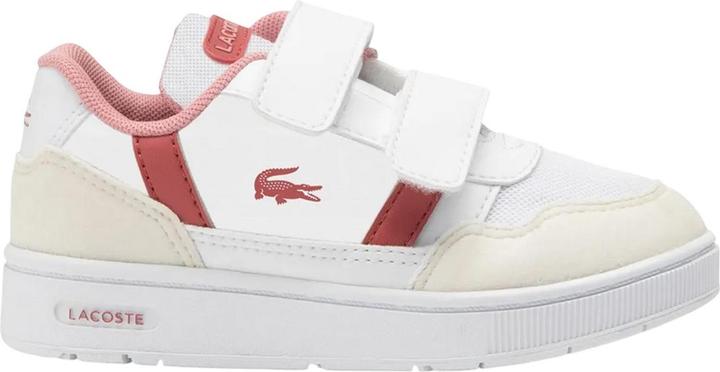 Actual product image Lacoste Childrens/Kids T-Clip Synthetic Suede Trainers (22)
