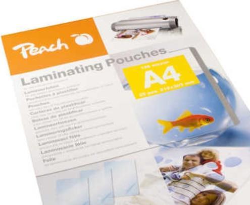 Actual product image Peach Ppr525-02 (A4, 25 Piece, 125 µm)