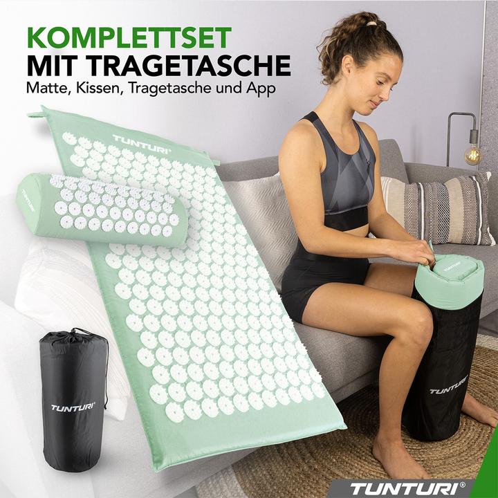Actual product image Tunturi Acupressure Mat And Pillow