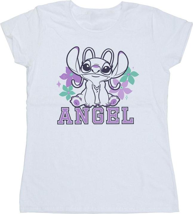Actual product image Disney Womens/Ladies Lilo & Stitch Angel Cotton T-Shirt (M)