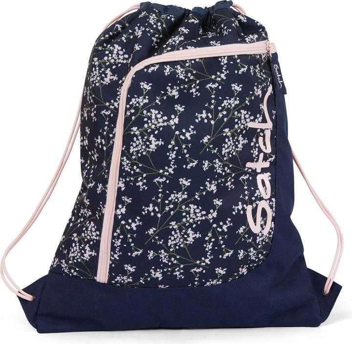 bleu foncé rose blanc