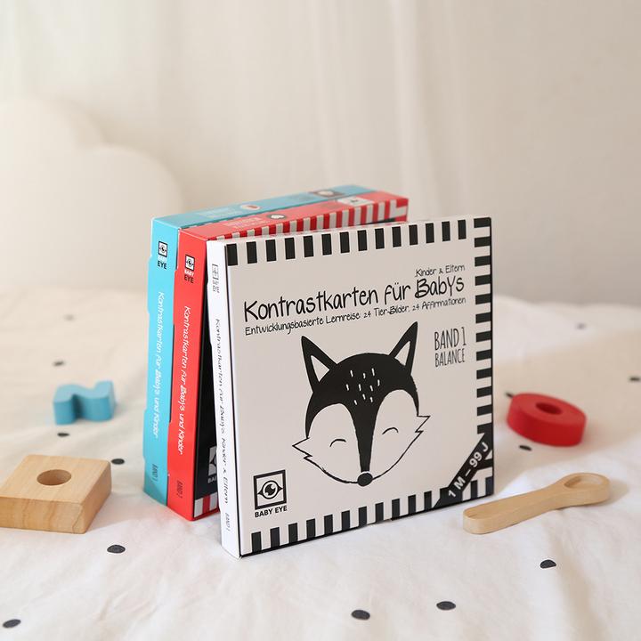 Produktbild Kontrastkarten fr Babys, Kinder & Eltern: Band 1 - Balance Entwicklungsbasierte Lernr (Deutsch)