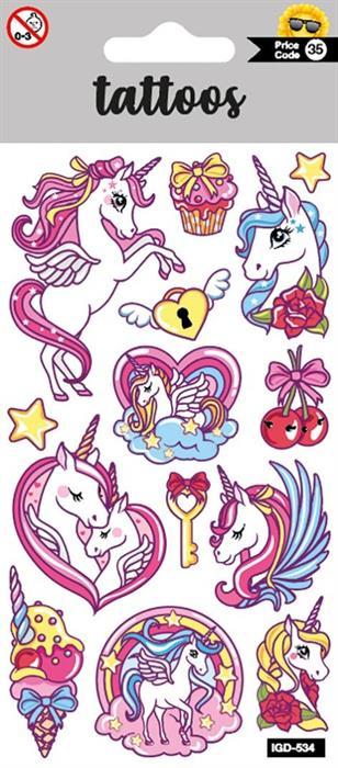 Actual product image Card Group Unicorn Tattoo