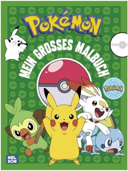 Produktbild Pokémon: Mein grosses Malbuch