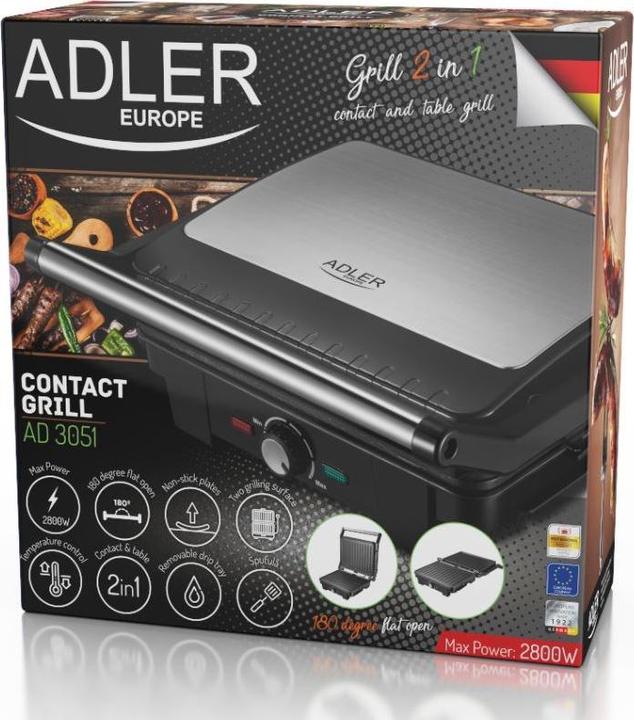 Produktbild Adler AD 3051 Kontaktgrill (EU-Stecker)