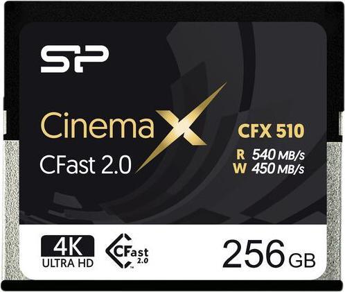 Produktbild Silicon Power 256Go Cfast 2.0 CFX510 (256 GB, CFast 2.0)