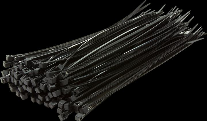 Immagine prodotto LogiLink Fascetta 100 pezzi, lunghezza: 150 mm, spessore: 2,5 mm, nero (Fascette in plastica, 150 mm, 100 pz.)