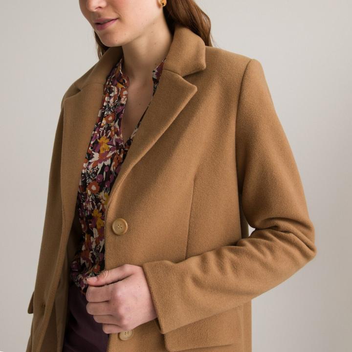 Actual product image Anne Weyburn Half-length coat with button fastening (50)