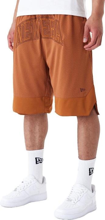 Immagine prodotto New Era Pantaloncini da basket in rete oversize marrone terra (XL)