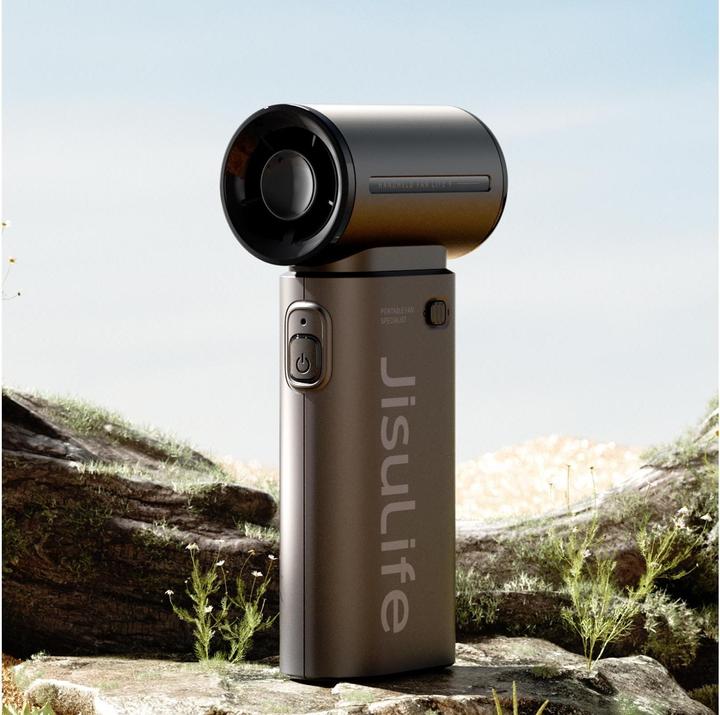 Actual product image Jisulife Handheld Fan Life9 (3600mAh) black