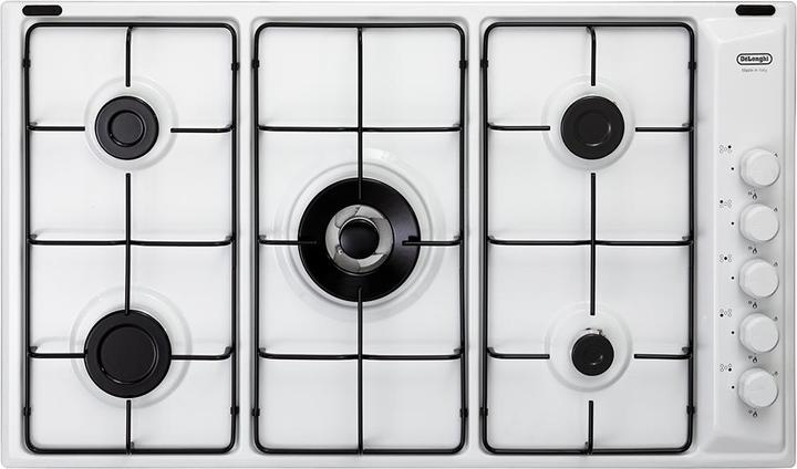 Immagine prodotto De'Longhi De?Longhi FLB 59 DD piano cottura Bianco Da incasso 86 cm Gas 5 Fornello(i)