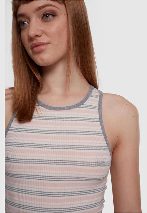 Image du produit Urban Classics Ladies Rib Stripe Cropped Top (M)