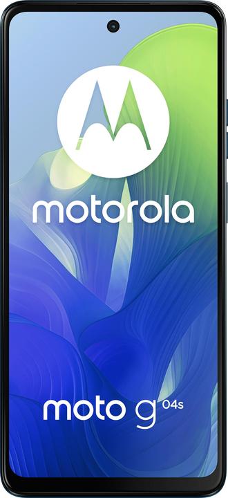 Immagine prodotto Motorola Moto G04s (4/128 GB, display da 6,56 pollici HD+ 90 Hz, comparto fotografico da 50 MP, batteria da (131.07 GB, Blu satinato, 6.56", Doppia SIM, 50 Mpx, 4G)