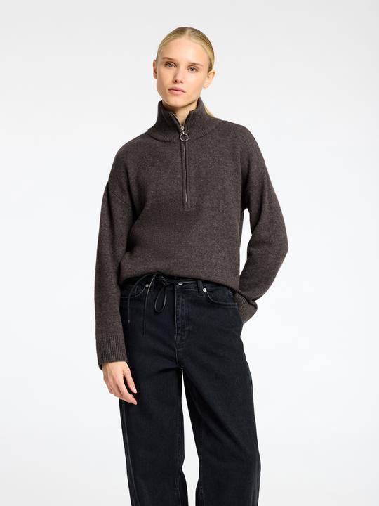 Image du produit Selected Femme Pull demi-zip en tricot (S)