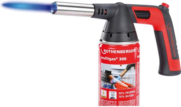 Actual product image Rothenberger Burner Rofire 4 Piezo + Multigas 300 Set