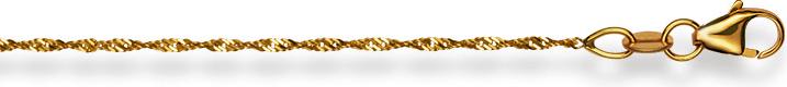 Image du produit Natsumi Schmuck Collier en or jaune 18K/750 Singapour 1.2mm 38 cm (750/18 K Or jaune, 38 cm)
