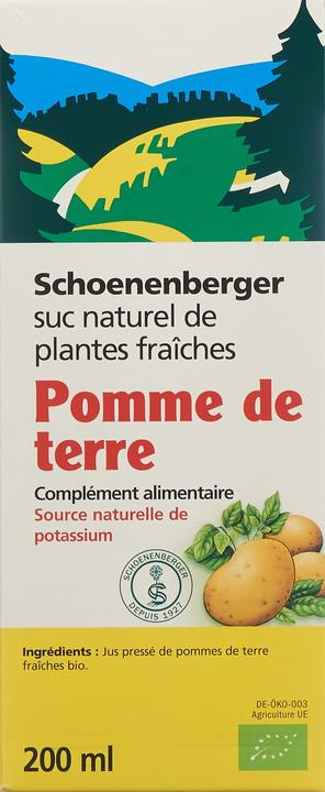 Actual product image Schönenberger Potato natural fresh plant juice organic juice (1 Piece, Liquid, 429 g)