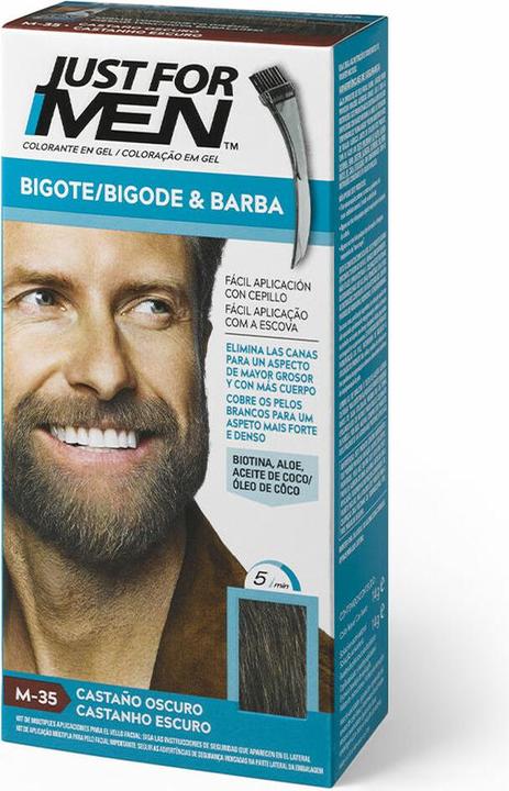Immagine prodotto Just For Men Mostache e barba marrone scuro 28 4g
