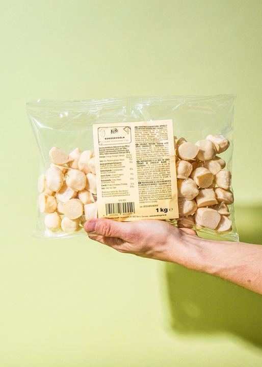 Image du produit KoRo Préparation à la noix de coco enrobée de chocolat blanc (1000 g)