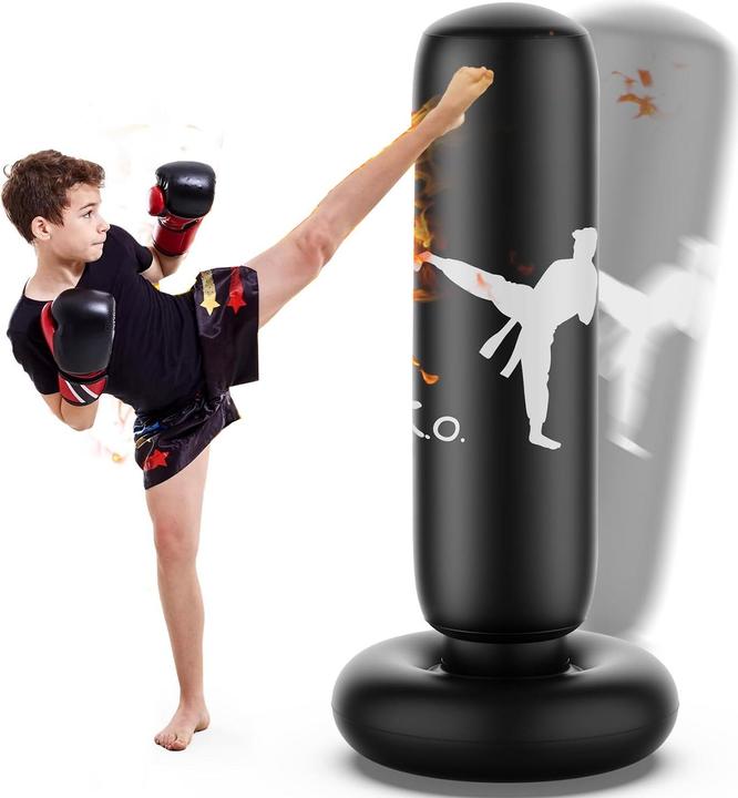 Image du produit Cbx Sac de frappe gonflable, sac de frappe sur pied, 160cm (55 cm)