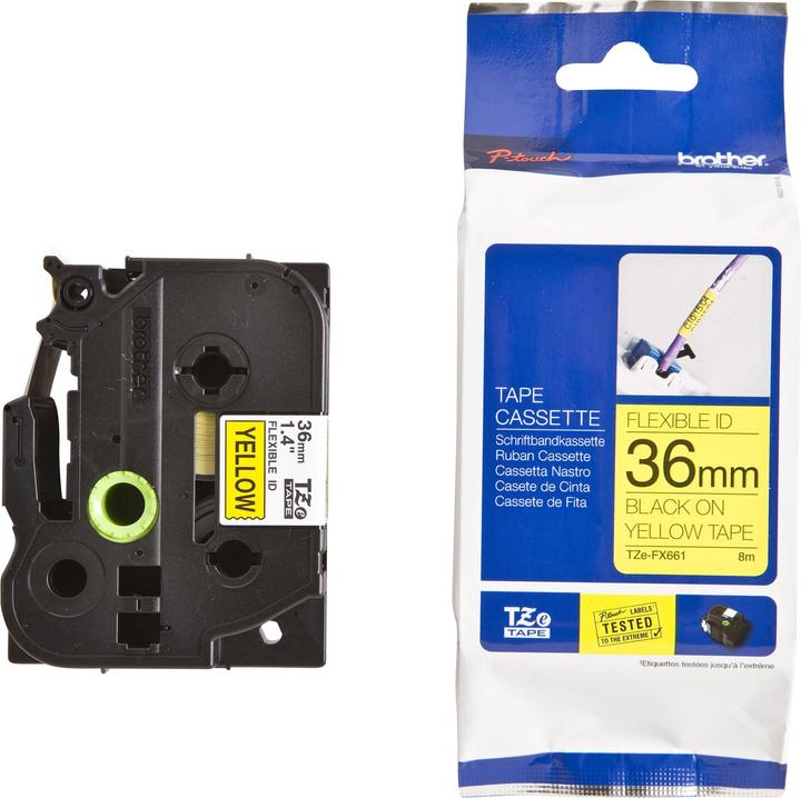 Brother P-Touch (4 cm, Gelb)