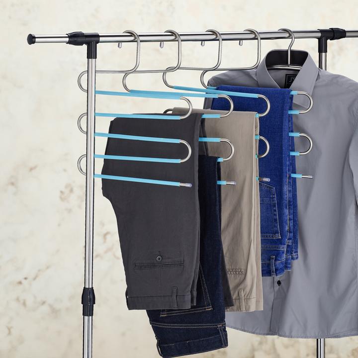 Image du produit Relaxdays 4x cintres pour pantalons multiples (1 x)