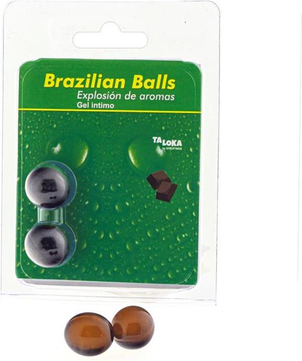Produktbild Taloka 2 Brasilianische Kugeln Schokolade Intimgel