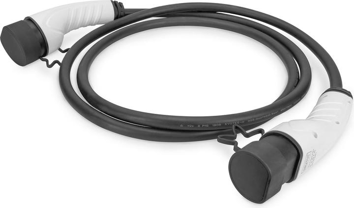 Actual product image Digitus Single phase 32A - Type 2 to Type 2 charging cable (Type 2, 7.40 kW, 32 A, 7.50 m)