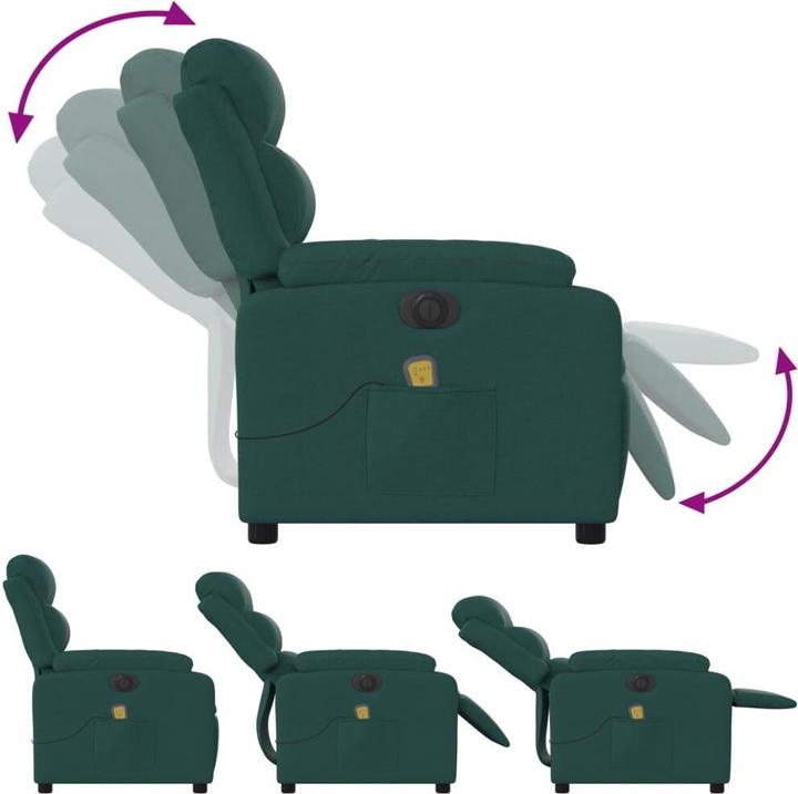 Produktbild VidaXL Massagesessel Elektrisch Stoff