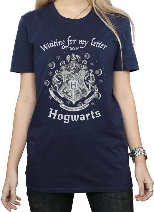 Immagine prodotto Aspettando la mia lettera Hogwarts - Maglietta in cotone da ragazzo (M)