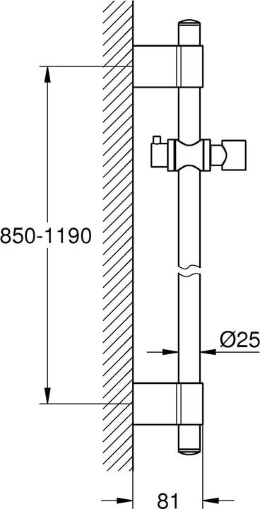 Image du produit Grohe Barre de douche Rainshower