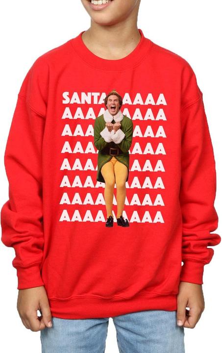 Immagine prodotto Elf Buddy Santa Scream Felpa Ragazzi (128)