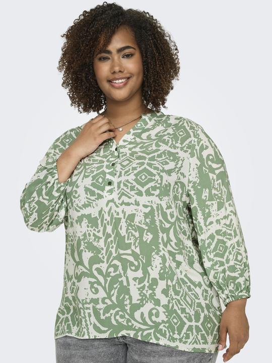 Produktbild Only Normal geschnitten V-Ausschnitt Elastische Bündchen Top Top (46)
