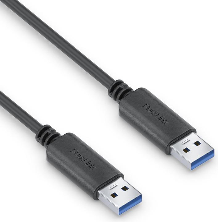 Produktbild Purelink USB 3.1-Kabel (Gen 1) USB-A 2 m Schwarz (2 m, USB 3.2 Gen 1)