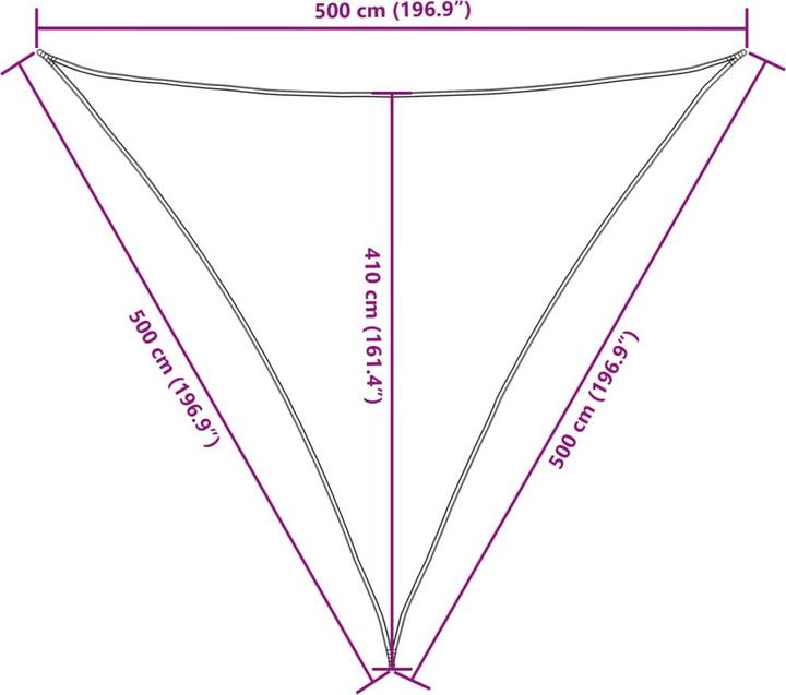 Actual product image VidaXL Awning (500 x 500 x 500 cm)