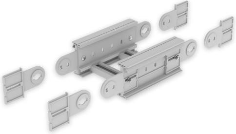 Image du produit Unex 67332-04 Coude articulé vertical 135x300 en U23X RAL7035