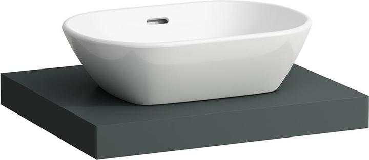 Laufen Lani vanity top, one cutout center, 585x495x65mm, H404641112