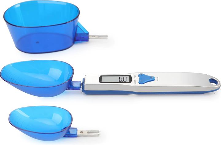 Produktbild Swissdetector Elektronische Waage - Küchenwaage mit 3 abnehmbaren Wiegelöffeln