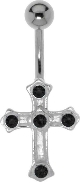 Actual product image Bijouteria Bellypiercing (Surgical steel 316L, Crystal, Silver 925)