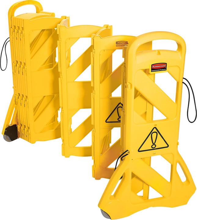 Produktbild Rubbermaid Absperrzaun aus Polyethylen, mobil