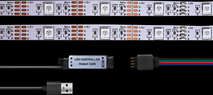 Actual product image LogiLink LED strip (RGB, 300 cm, Indoor)