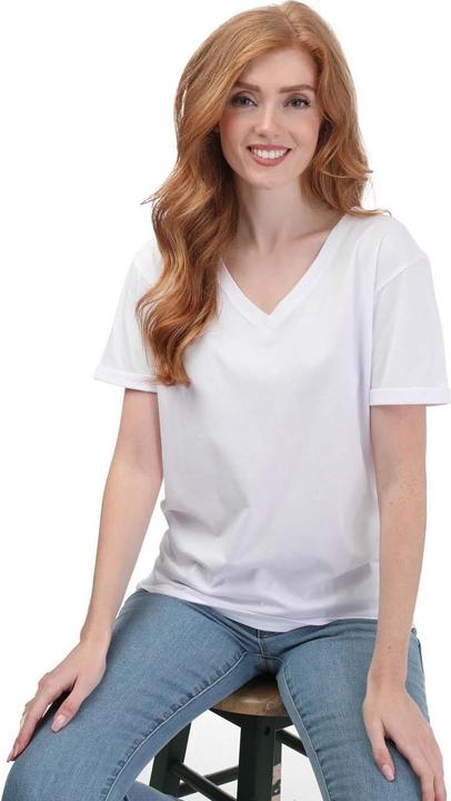 Actual product image Armani Exchange Womens/Ladies V Neck T-Shirt (34 D)