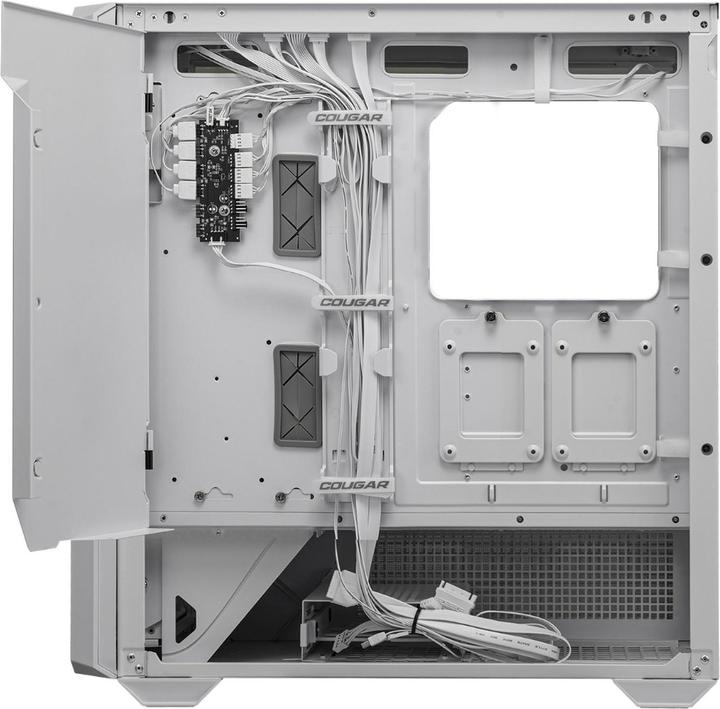 Immagine prodotto Cougar MX600 White | Case PC | Mid Tower / Pannello frontale in rete / 3 ventole da 140 mm + 1 ventola da (mATX, SSI CEB, Mini-ITX, ATX)