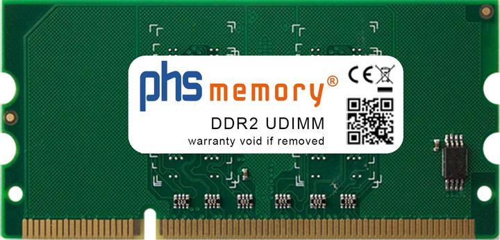 Actual product image PHS-memory 256MB RAM memory for Triumph Adler DC 2128 DDR2 UDIMM 667MHz (Triumph Adler DC 2128, 1 x 256MB)