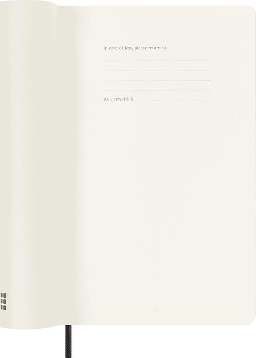 Productafbeelding Moleskine 12 maanden weekkalender 2025, Groot/A5, 1 week = 1 pagina, rechts gelinieerd (A5, Engels)