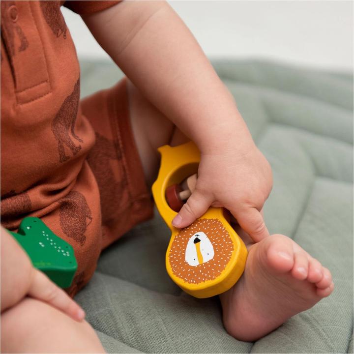 Actual product image Trixie Baby Houten rammelaar - Mr. Lion