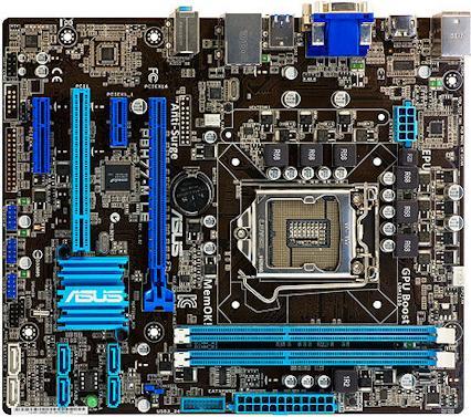 Produktbild ASUS P8h77-M Le (LGA 1155, Intel H77, mATX)