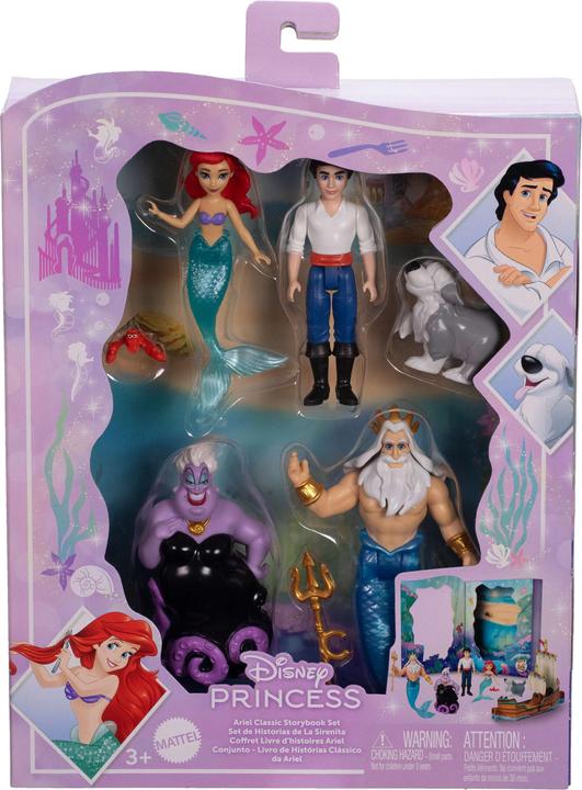 Image du produit Disney Princess Set de livre d'histoires de petites poupées - Arielle