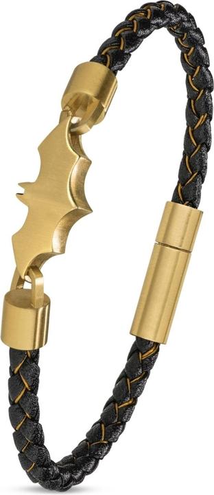 Actual product image Police Batman (21.50 cm, Stainless steel, Leather)