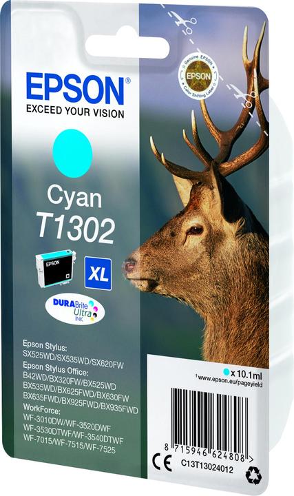 Actual product image Epson T1302 DuraBrite Ultra (C)